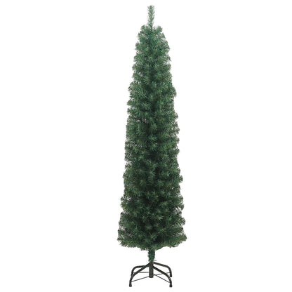 Artificial Christmas Tree with 300 LEDs with Stand Green 210 cm