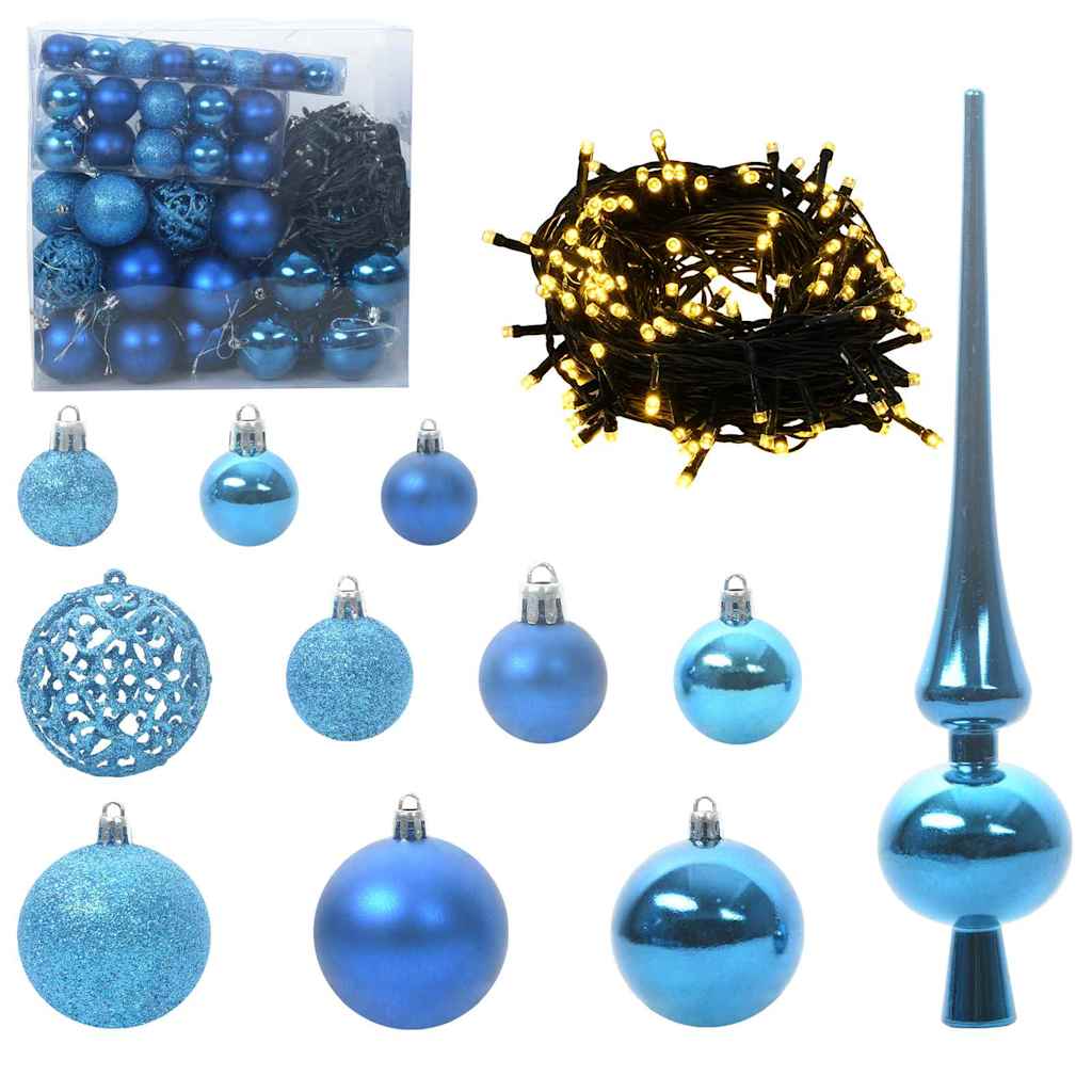 Artificial Christmas Tree with 300 LEDs with Stand Green 210 cm