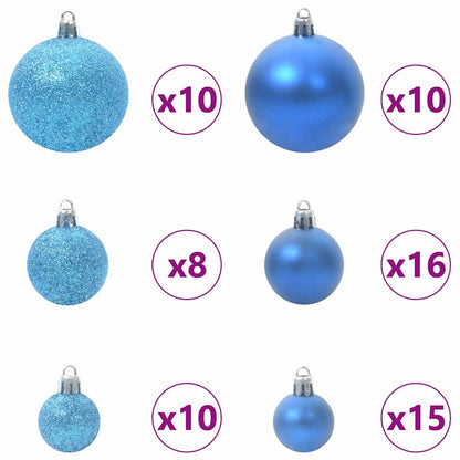 Artificial Christmas Tree with 300 LEDs with Stand Green 210 cm