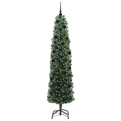 Artificial Christmas Tree with 300 LEDs with Stand Green 240 cm