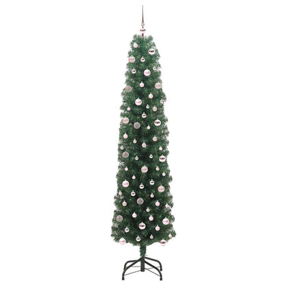Artificial Christmas Tree with 300 LEDs with Stand Green 240 cm