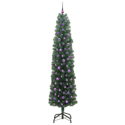 Artificial Christmas Tree with 300 LEDs with Stand Green 240 cm