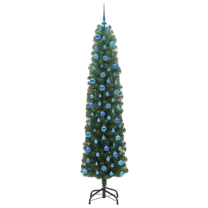 Artificial Christmas Tree with 300 LEDs with Stand Green 240 cm