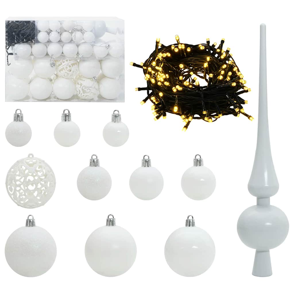 Artificial Christmas Tree with 150 LEDs with Stand Green 120 cm