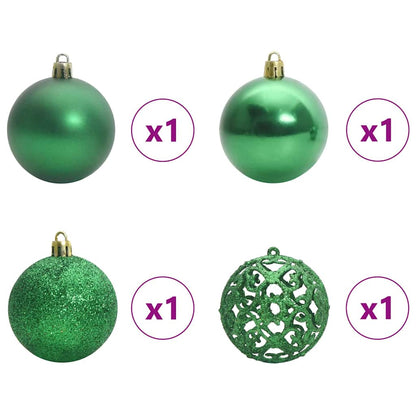 Artificial Christmas Tree with 150 LEDs with Stand Green 120 cm