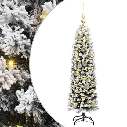 Artificial Christmas Tree with 150 LEDs with Stand Green 150 cm