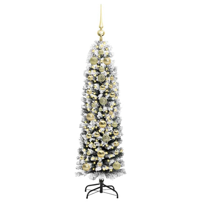 Artificial Christmas Tree with 150 LEDs with Stand Green 150 cm
