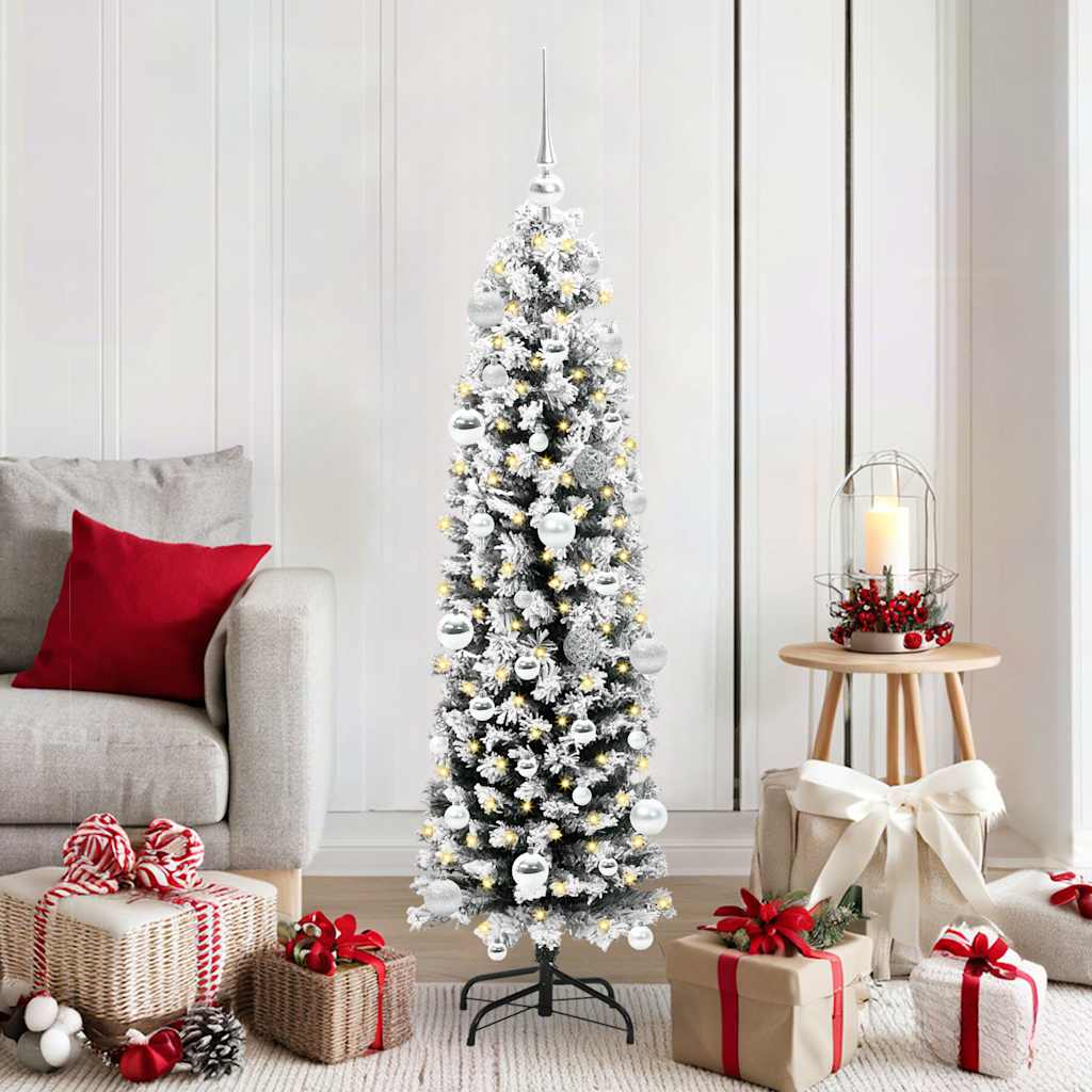 Artificial Christmas Tree with 150 LEDs with Stand Green 150 cm