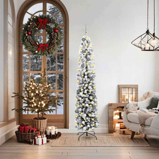 Artificial Christmas Tree with 300 LEDs with Stand Green 180 cm