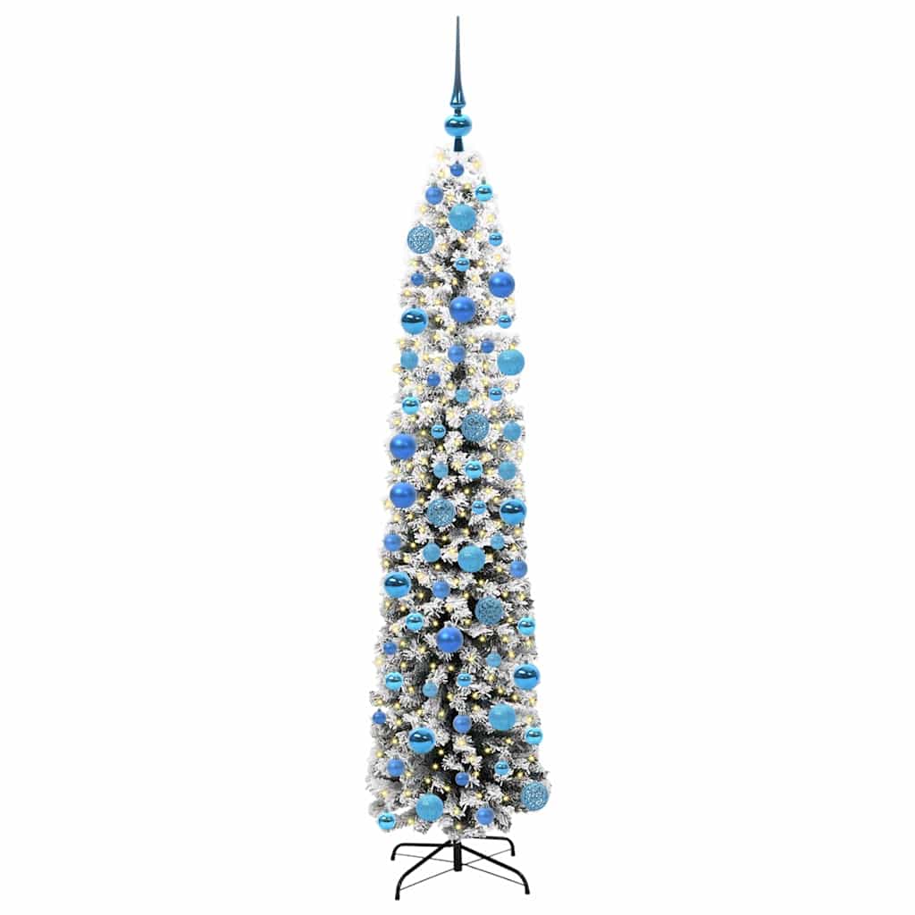 Artificial Christmas Tree with 300 LEDs with Stand Green 180 cm