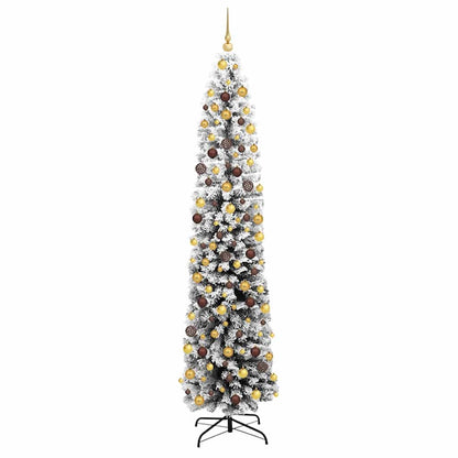 Artificial Christmas Tree with 300 LEDs with Stand Green 210 cm