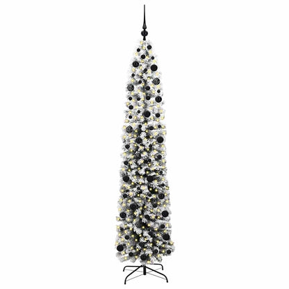 Artificial Christmas Tree with 300 LEDs with Stand Green 210 cm