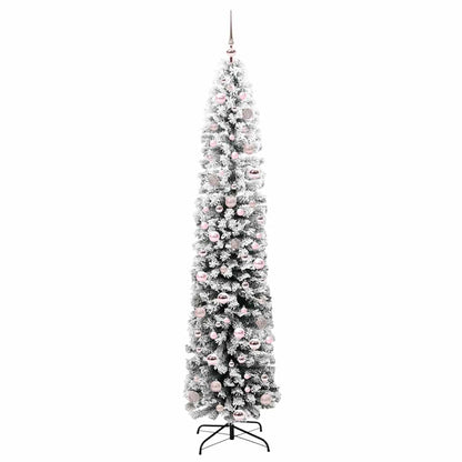 Artificial Christmas Tree with 300 LEDs with Stand Green 210 cm