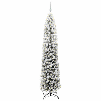 Artificial Christmas Tree with 300 LEDs with Stand Green 210 cm