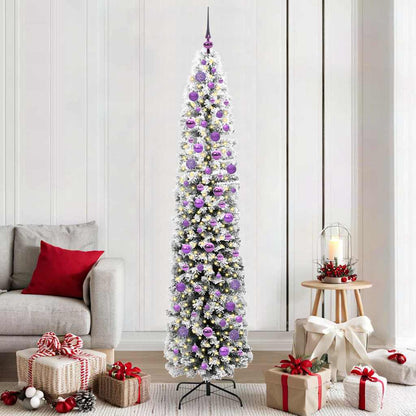 Artificial Christmas Tree with 300 LEDs with Stand Green 210 cm
