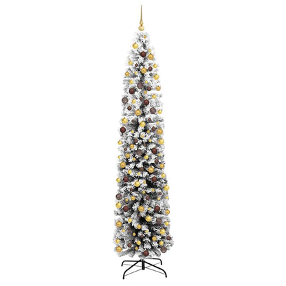 Artificial Christmas Tree with 300 LEDs with Stand Green 240 cm