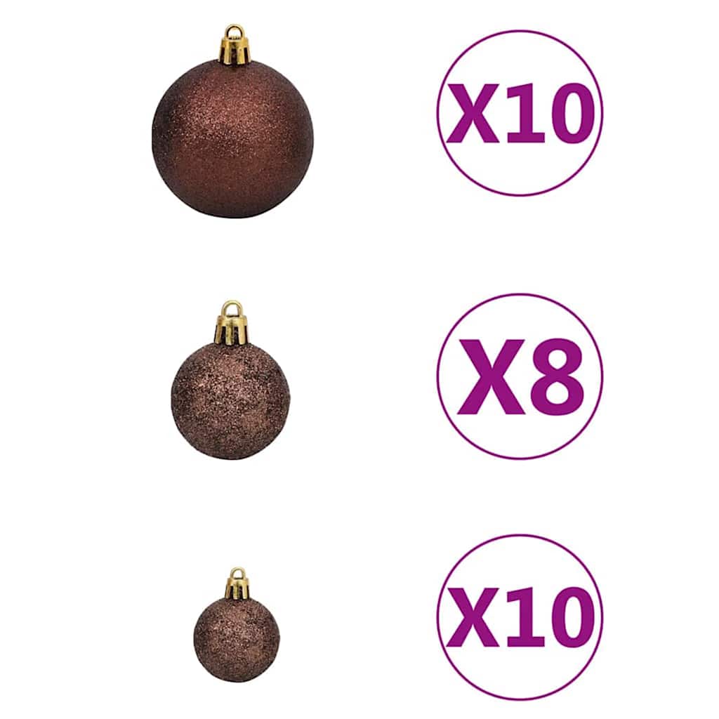 Artificial Christmas Tree with 300 LEDs with Stand Green 240 cm