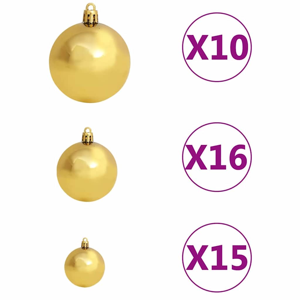 Artificial Christmas Tree with 300 LEDs with Stand Green 240 cm