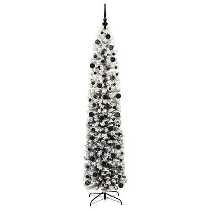 Artificial Christmas Tree with 300 LEDs with Stand Green 240 cm