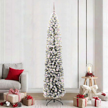 Artificial Christmas Tree with 300 LEDs with Stand Green 240 cm