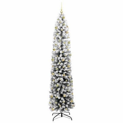 Artificial Christmas Tree Green and White 240 cm