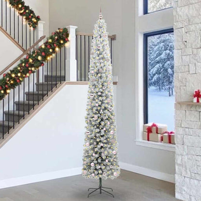 Artificial Christmas Tree with 300 LEDs with Stand Green 300 cm