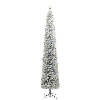 Artificial Christmas Tree Green and White 300 cm