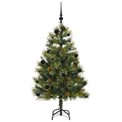 Artificial Hinged Christmas Tree with Cones Green 150 cm