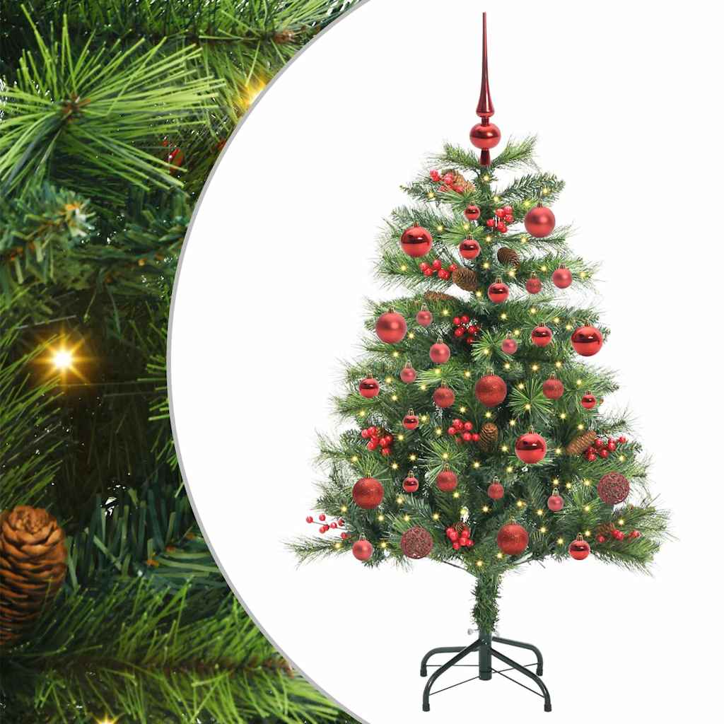 Artificial Christmas Tree Green 150 cm PVC and Metal
