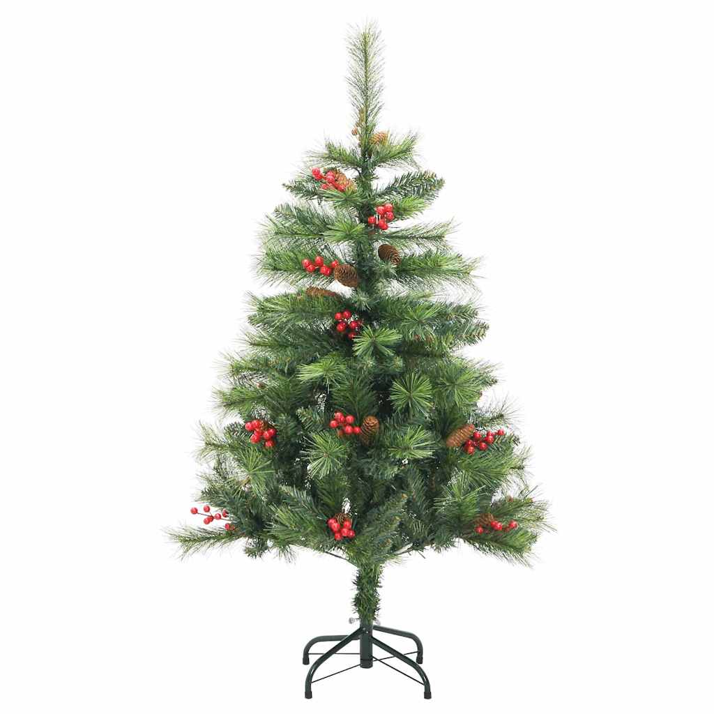 Artificial Christmas Tree Green 150 cm PVC and Metal