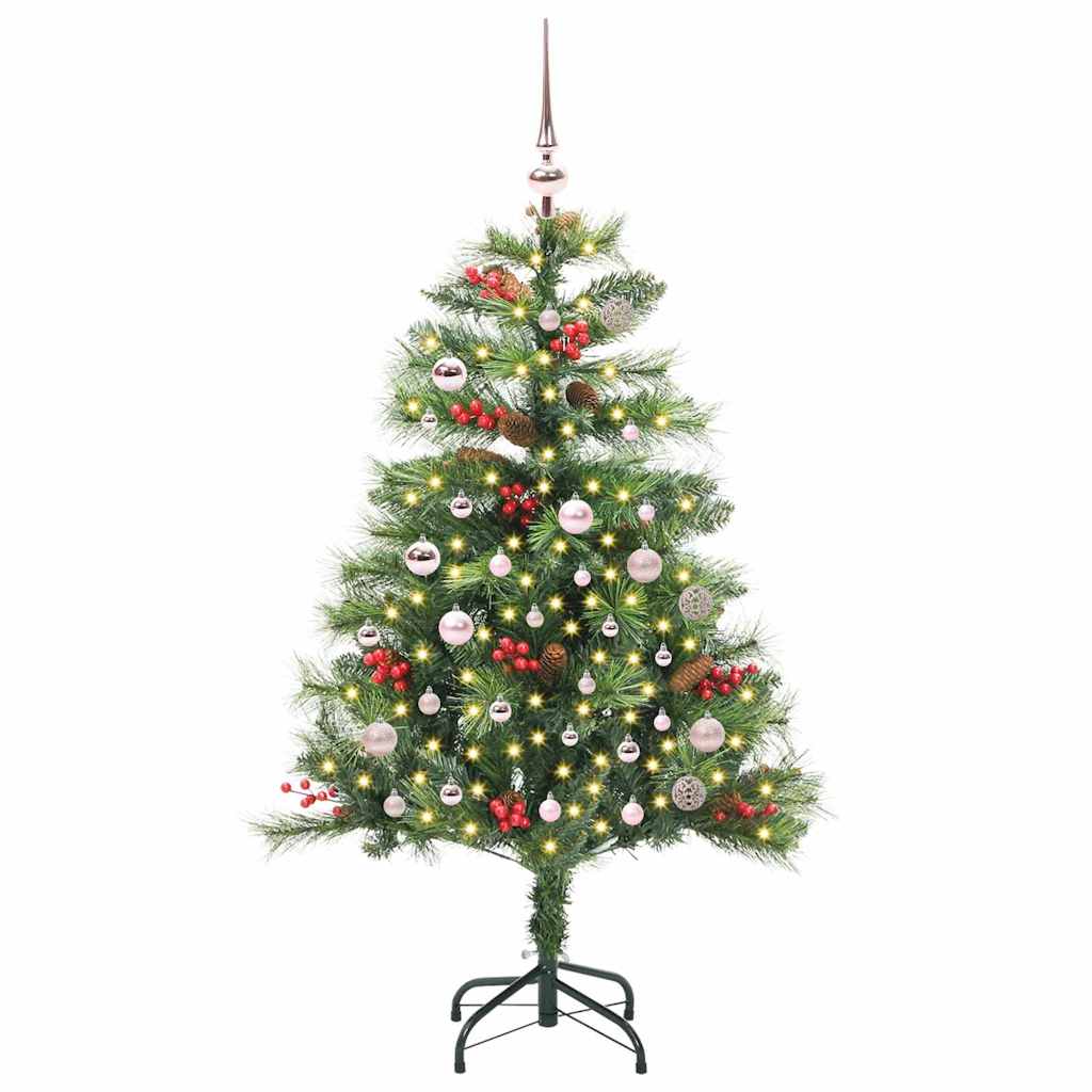 Artificial Christmas Tree Green 150 cm PVC and Metal