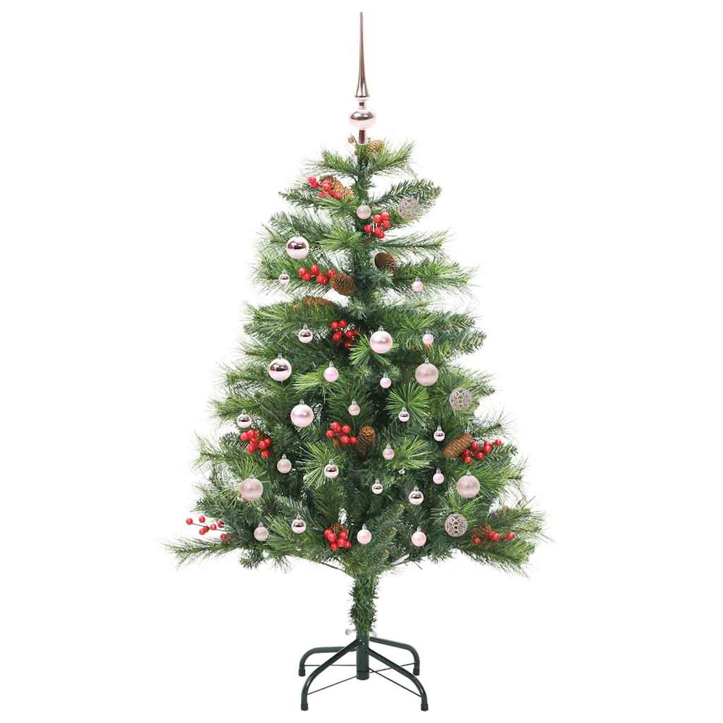 Artificial Christmas Tree Green 150 cm PVC and Metal