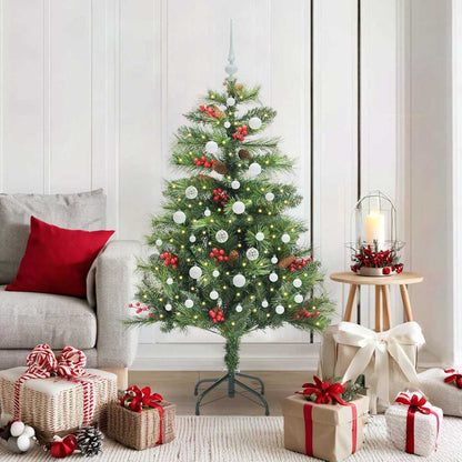 Artificial Christmas Tree Green 150 cm PVC and Metal