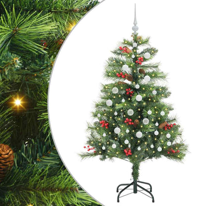 Artificial Christmas Tree Green 150 cm PVC and Metal