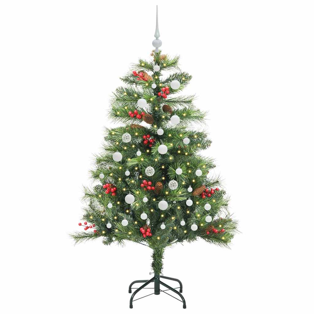 Artificial Christmas Tree Green 150 cm PVC and Metal