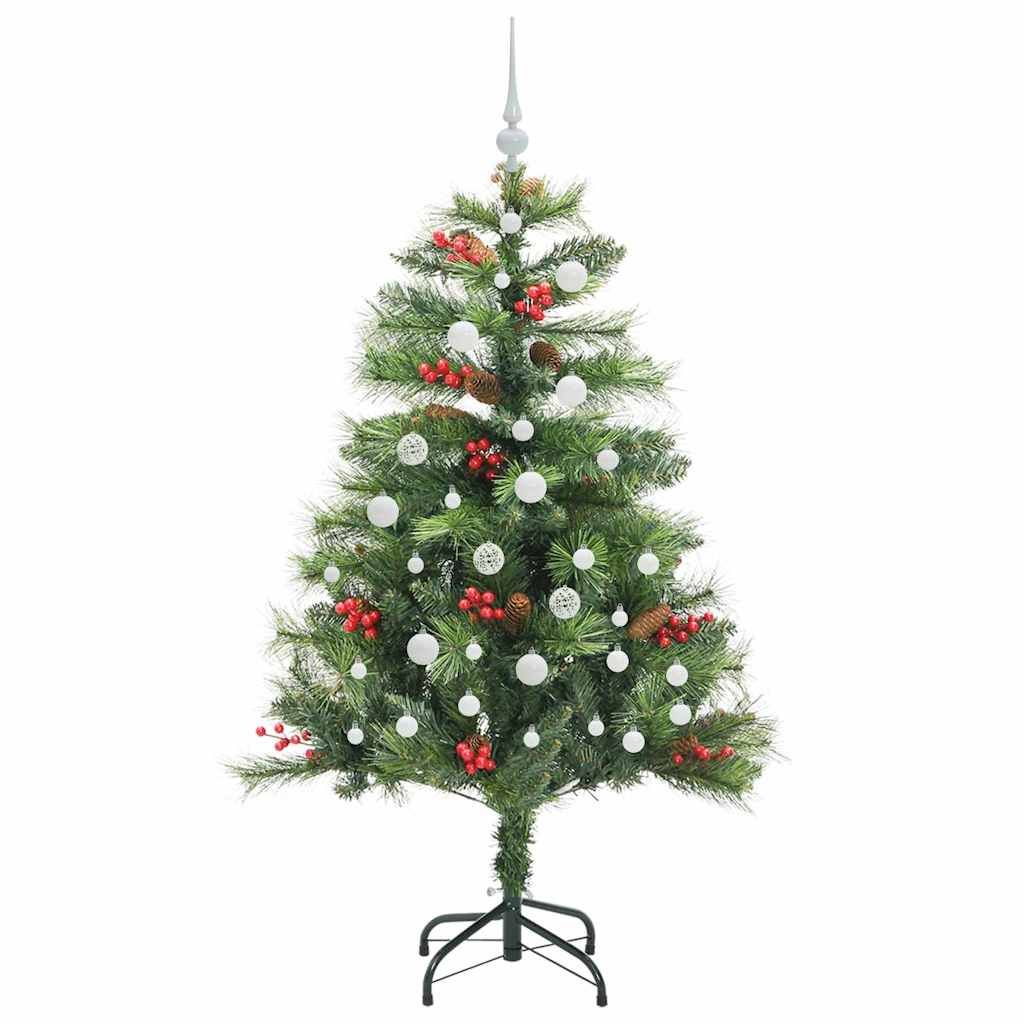 Artificial Christmas Tree Green 150 cm PVC and Metal
