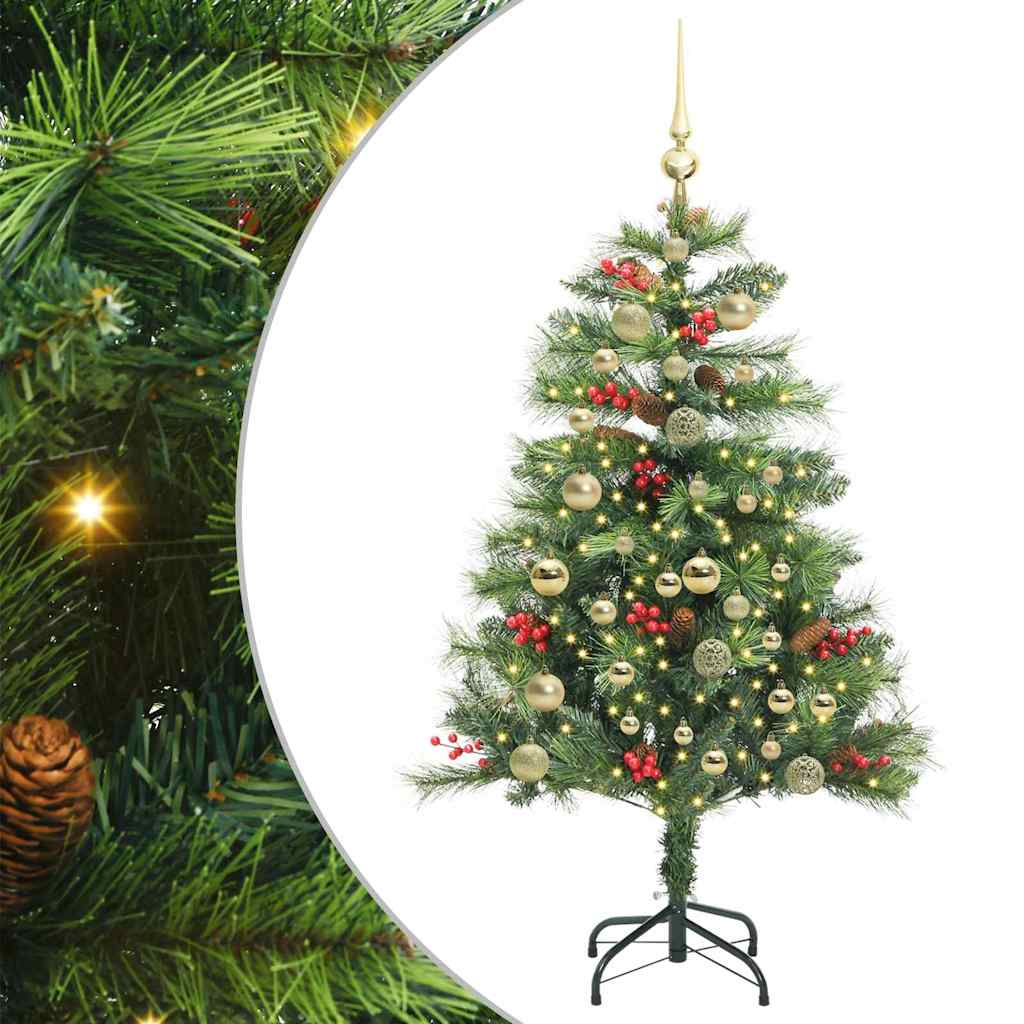 Artificial Christmas Tree Green 150 cm PVC and Metal