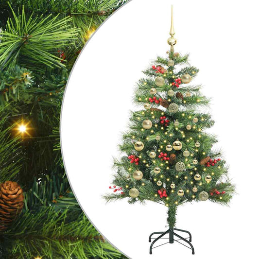 Artificial Christmas Tree Green 150 cm PVC and Metal