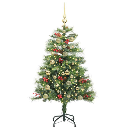 Artificial Christmas Tree Green 150 cm PVC and Metal