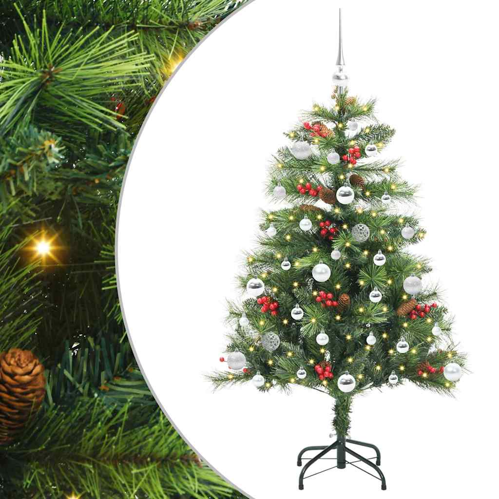 Artificial Christmas Tree Green 150 cm PVC and Metal