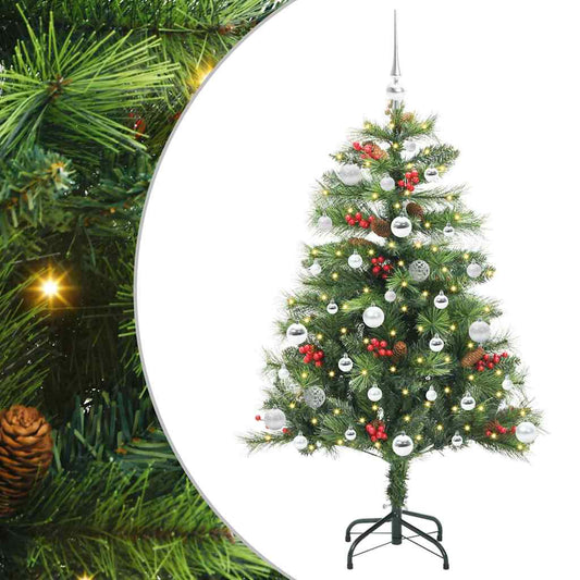 Artificial Christmas Tree Green 150 cm PVC and Metal