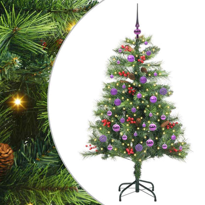 Artificial Christmas Tree Green 150 cm PVC and Metal