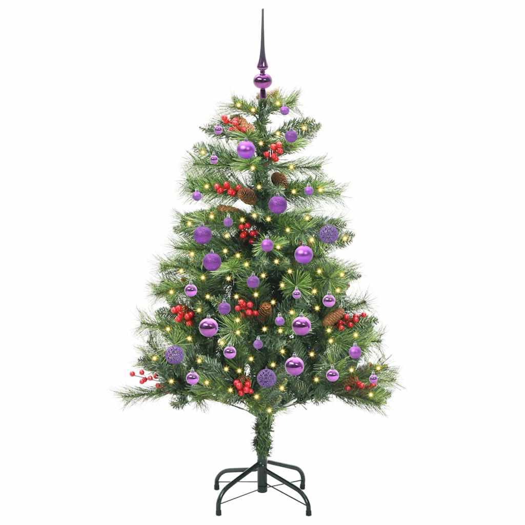 Artificial Christmas Tree Green 150 cm PVC and Metal