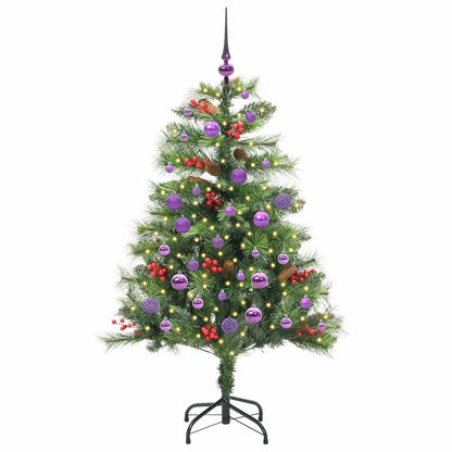 Artificial Christmas Tree Green 150 cm PVC and Metal