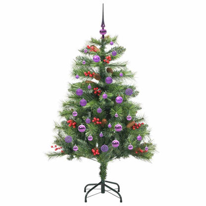 Artificial Christmas Tree Green 150 cm PVC and Metal