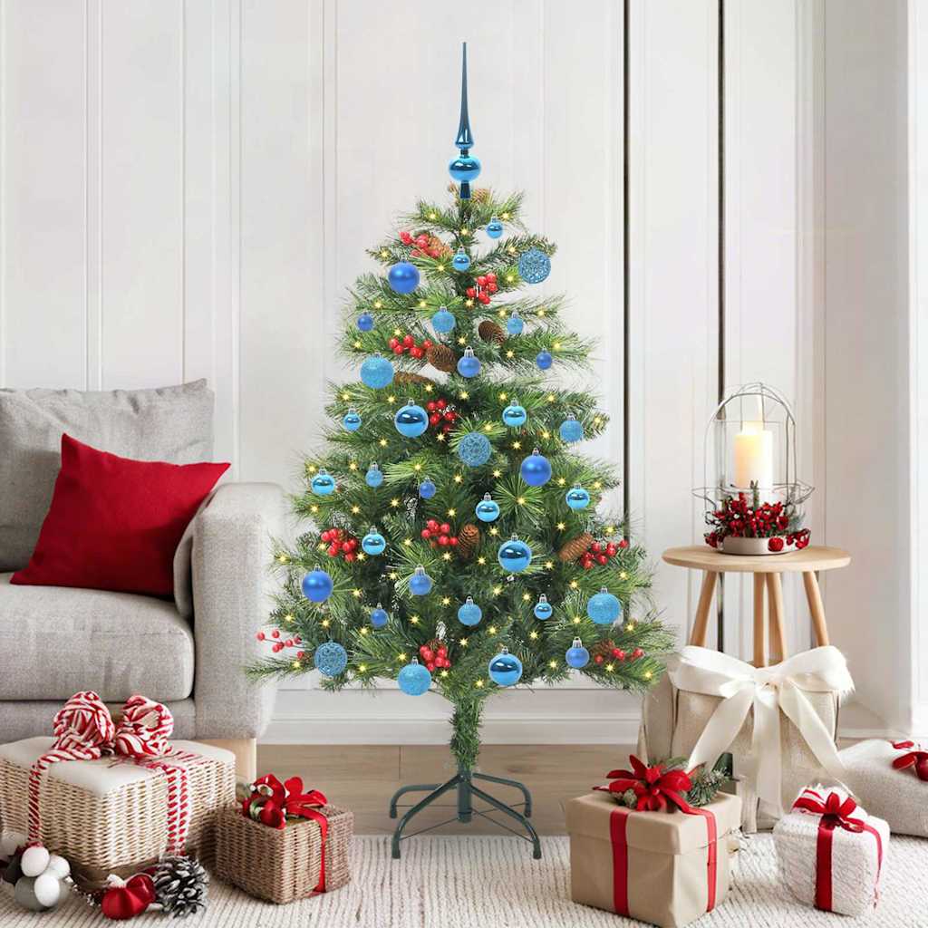 Artificial Christmas Tree Green 150 cm PVC and Metal