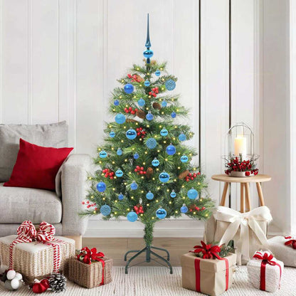 Artificial Christmas Tree Green 150 cm PVC and Metal