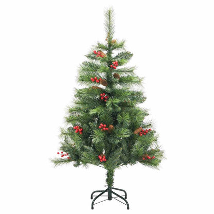 Artificial Christmas Tree Green 150 cm PVC and Metal