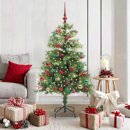 Artificial Christmas Tree Green 150 cm PVC and Metal