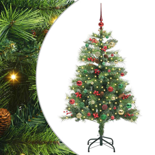 Artificial Christmas Tree Green 150 cm PVC and Metal